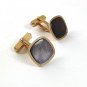 Vintage Goldtone & Abalone Cufflinks By SWANK 53017