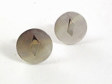 Vintage Silvertone Cufflinks By SWANK 5117