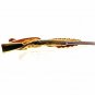 Vintage Goldtone Hunting Rifle Tie Clasp By HICKOK U.S.A. 32116