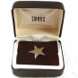 Vintage Silvertone 5 Pointed Star Tie Tac In Box By SWANK 31916