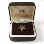 Vintage Silvertone 5 Pointed Star Tie Tac In Box By SWANK 31916
