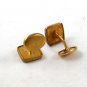 New Old Store Stock Edwardian / Victorian Gold Tone Cufflinks 92416i