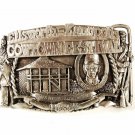 1985 Ellsworth Cowtown Festival Belt Buckle By PRAIRIE ENTERPRISES 42316