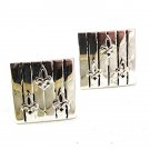 1960's-70's Silvertone Fleur de Lis Cufflinks By SWANK 5917