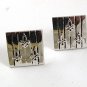 1960's-70's Silvertone Fleur de Lis Cufflinks By SWANK 5917