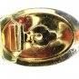 1960-70's Silver & Gold Tone & Blue STA-RITE Belt Buckle 8216