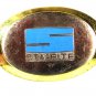 1960-70's Silver & Gold Tone & Blue STA-RITE Belt Buckle 8216