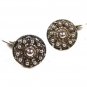 Signed 835 Silver Modernistic Orb Cufflinks by ???? 101215