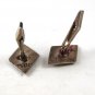 Vintage Siam Sterling Silver Niello Dancer Cufflinks 9916