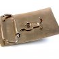 Vintage 1950 - 60's Horse Head Belt Buckle Made in U.S.A.