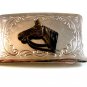 Vintage 1950 - 60's Horse Head Belt Buckle Made in U.S.A.