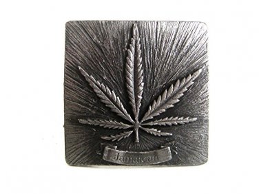 1970's Hippies Jamaican Marijuana Belt Buckle By LaVENTA 9617