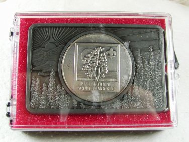 National Scout Jamboree 1973 Coin Belt Buckle 2616