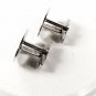 Sterling Silver Oval Monogrammable Cufflinks By CROSBY 41216
