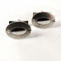 Sterling Silver Oval Monogrammable Cufflinks By CROSBY 41216