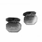 Victorian / Edwardian Silver Tone Lady Angel Fairy Cufflinks 12717