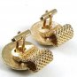Vintage 1970's Goldtone & Dutch Wind Mill Wrap Around Cufflinks By S In Shield