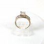 Sterling Silver Clear Sparkley Engagement Ring Size 7 By AVON 33116