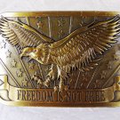 2014 Sponsor Freedon Is Not Free Belt Buckle Unbranded 11616