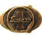 Snap On 1 Solid Brass Belt Buckle By BTS Made In USA 72616