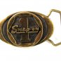 Snap On 1 Solid Brass Belt Buckle By BTS Made In USA 72616