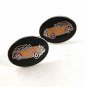 Vintage Enameled 1930's Rolls Royce Auto Cufflinks By AVON 93016