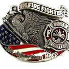 1994 FIRE FIGHTER An American Hero Belt Buckle By GAP 101317
