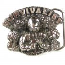 1983 Survivalist Belt Buckle By GREAT AMERICAN BUCKLE CO 6616