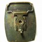 Vintage Leather American Eagle Flying Belt Buckle Made In U.S.A. 101615
