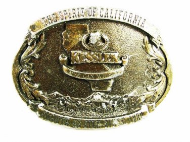1993 Kessler Smooth as Silk Whiskey Belt Buckle By Kessler 101315