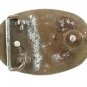 Vintage Western Cowboy Bronze Tone & Natural Stone Belt Buckle 11117