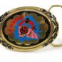 Vintage Samurai Enameled Belt Buckle By KPI BUCKLES 111016