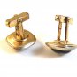 Vintage Anson Gold Tone Flying Mallard Ducks Cufflinks