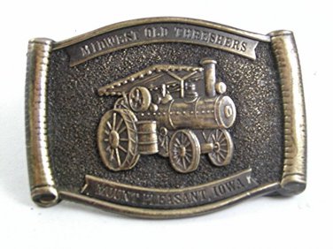 1978 Old Threshers Mt Pleasant IOWA Belt Buckle By GABC 9717