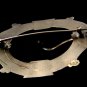 Vintage Victorian Art Nouveau Sterling Silver Belt Buckle Brooch