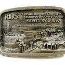 RUST South Broward County Fl.  SAFETY PAYS 1990 Belt Buckle 10232013