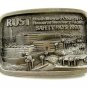 RUST South Broward County Fl.  SAFETY PAYS 1990 Belt Buckle 10232013