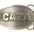 Silver Tone CAZA Belt Buckle Unbranded 121615