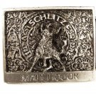 Vintage 1970's SCHLITZ Malt Liquor Belt Buckle 8216