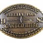 1982 Barbed Wire M. Kelly 1868 Belt Buckle Limited Collectors Buckle 31417