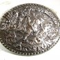 1988 National Finals Rodeo Steer Riding Belt Buckle by Hesston