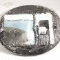 1988 National Finals Rodeo Steer Riding Belt Buckle by Hesston