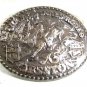 1988 National Finals Rodeo Steer Riding Belt Buckle by Hesston