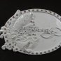 Ed Hardy Koi Fish Carp White Belt Buckle 72016