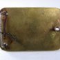 Vintage Record Supply Brass Belt Buckle 81016