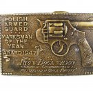1970's Polish Armed Guard Marksman Belt Buckle By INDIANA METAL CRAFT 8216