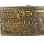 1970's Polish Armed Guard Marksman Belt Buckle By INDIANA METAL CRAFT 8216