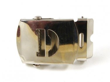 Military / Army Clamp Style Initial / Letter D Belt Buckle 9616