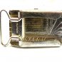 Vintage Silvertone Copper ALASKA Totem Pole Dress Belt Buckle By KINNEY 10717
