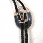 Silver Tone Gold Tone American Eagle Bolo Leather Cord Unbranded 121515ab